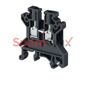 Cts4Unbk | Connectwell 4 Mm² Feed Thru Screw Clamp Terminal Block Black Colour