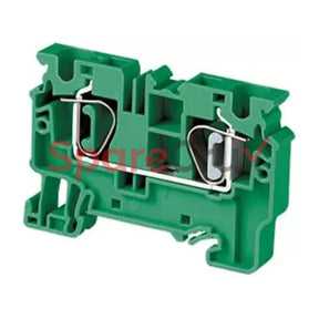 Cx10Gn | Connectwwell 10 Sq.mm Feed Through Spring Clamp Terminal Block In Green Colour