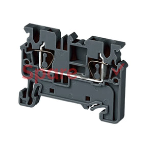 Cx2.5Bk | Connectwell 2.5 Sq.mm Feed Through Spring Clamp Terminal Block In Black Colour