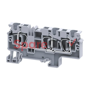 Cx6/3 | Connectwell 6 Sq.mm Feed Through Spring Clamp Terminal Block In Grey