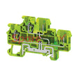 Cxdlg2.5/2B(I.s) | Connectwell 2.5 Sq.mm Pluggable Double Level Spring Clamp Ground Terminal Block