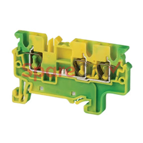 Cxg2.5/3 | Connectwell 2.5 Sq.mm Earthing Spring Clamp Terminal Block In Grey