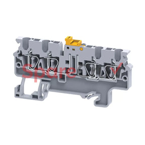 Cxk2.5/4 | Connectwell 2.5 Sq.mm Knife Disconnecting Spring Clamp Terminal Block In Grey