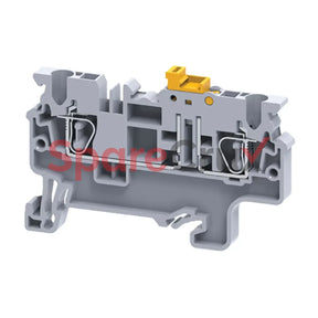 Cxk2.5 | Connectwell 2.5 Sq.mm Knife Disconnecting Spring Clamp Terminal Block In Grey