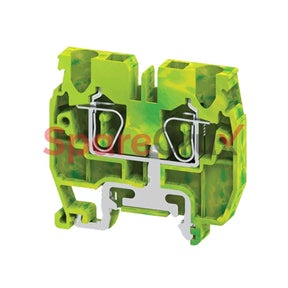 Cxmg2.5 | Connectwell 2.5 Sq.mm Spring Clamp Grounding/Earthing Side Entry Terminal Block