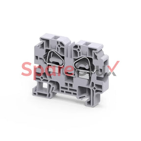 Cxs10 | Connectwell 10 Sq.mm Feed Through Spring Clamp Side Entry Terminal Block In Grey
