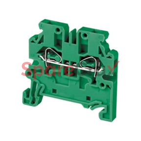 Cxs2.5Gn | Connectwell 2.5 Sq.mm Feed Through Spring Clamp Side Entry Terminal Block In Green