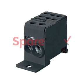 Db35Bk | Connectwell 35 Sq.mm Compact Distribution Terminal Block In Black