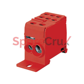 Db35R | Connectwell 35 Sq.mm Compact Distribution Terminal Block In Red
