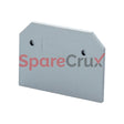 Epcmb4 | Connectwell End Plate In Grey Colour Suitable For Cmb4 Terminal Block