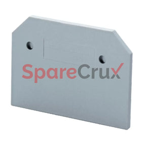 Epodl2.5 | Connectwell End Plate In Grey Color Suitable For Odl2.5 Terminal Block