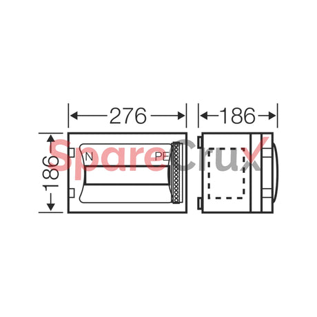 Fp 1108 | Hensel Circuit Breaker Box With Closing Plate