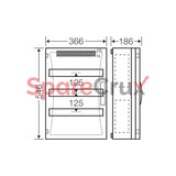 Fp 1418 | Hensel Circuit Breaker Box With Closing Plate