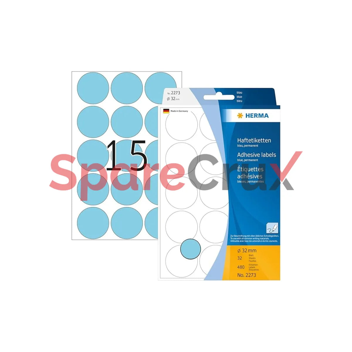 2273 | HERMA | Multi-Purpose Labels/Colour dots Ø 32 mm Round