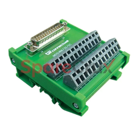 Imdsubm/25/Sc | Connectwell 25 Pin Spring Cage Terminal Male Dsub Module With Rail Mount