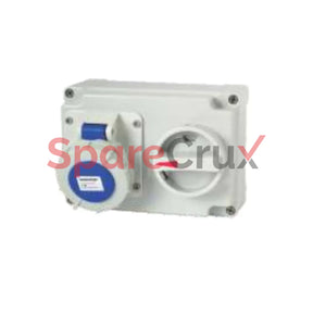 Ip01646-7279 | Salzer Wall Mounted Socket Switched With Interlock 3 + E 16A Ip67