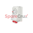 Ip03234-5696 | Salzer |Wall Mounted Socket Switched With Interlock 2 + E 32A Ip44