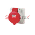 Ip03244-1399 | Salzer Panel Mounted Socket Straight 3 + E 32A Ip44