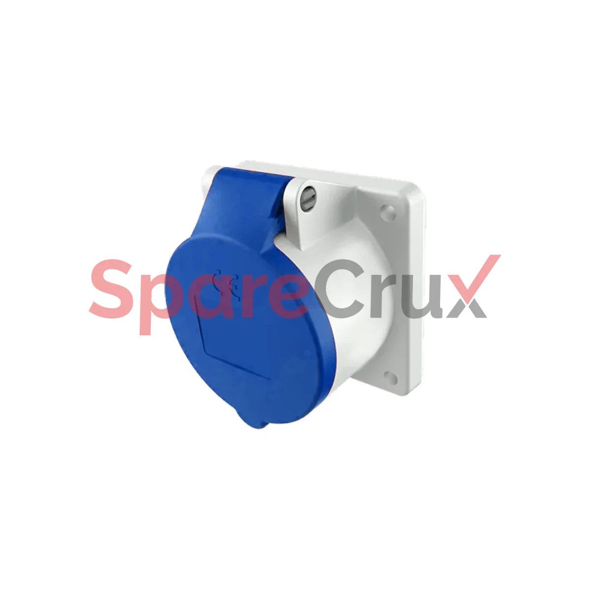 Ip03244-1496 | Salzer Panel Mounted Socket Angled 3 + E 32A Ip44
