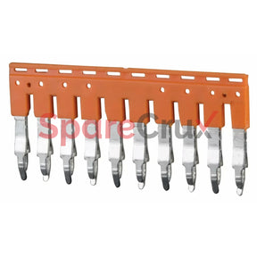 Jx6/10 | Connectwell 10 Pole Short Link For 8 Mm Wide Spring Clamp Terminal Block