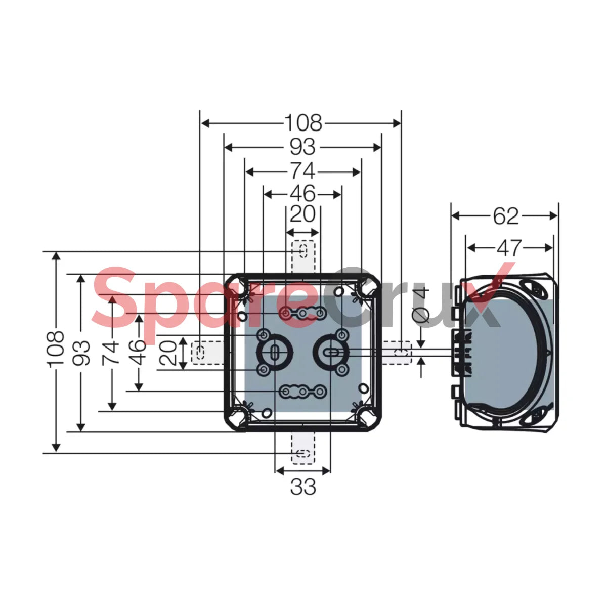 Kf 0200 G | Hensel Cable Junction Box