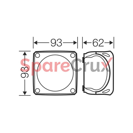 Kf 0202 B | Hensel Cable Junction Box Ip 66/67/69