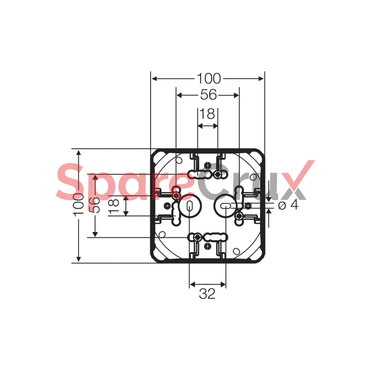 Kf 0402 B | Hensel Cable Junction Box Ip 66/67/69