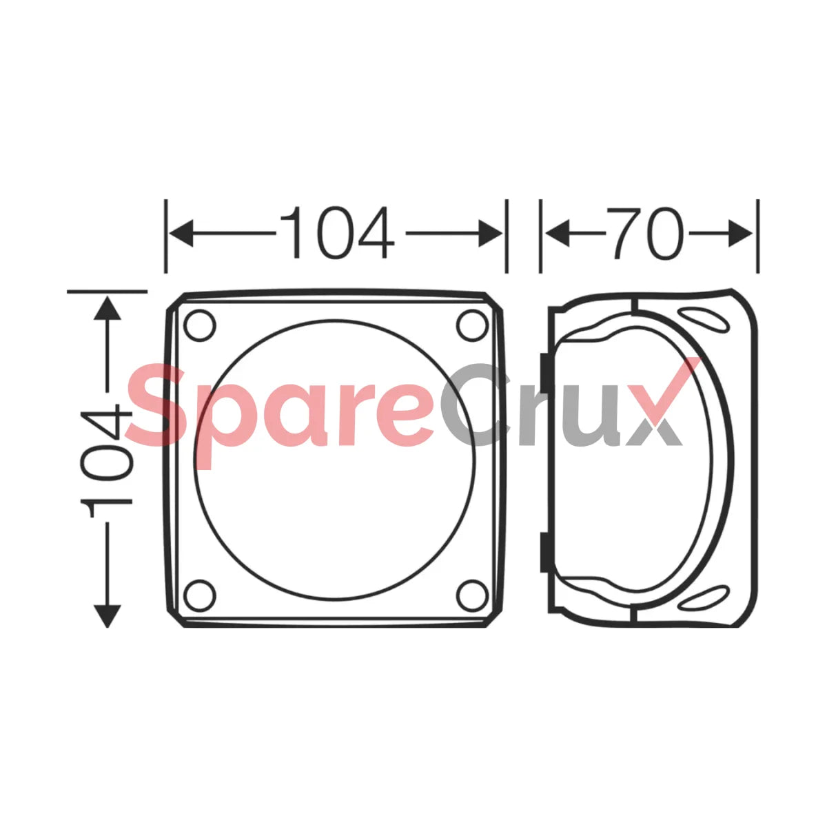 Kf 0404 G | Hensel Cable Junction Box