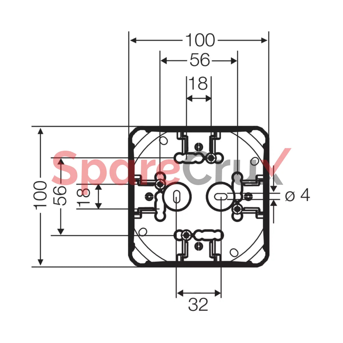 Kf 0404 G | Hensel Cable Junction Box