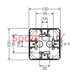 Kf 0404 G | Hensel Cable Junction Box