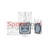 Kf 0600 B | Hensel Cable Junction Box Ip 66/67/69