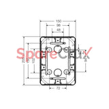 Kf 1600 G | Hensel Cable Junction Box Ip 66/67/69