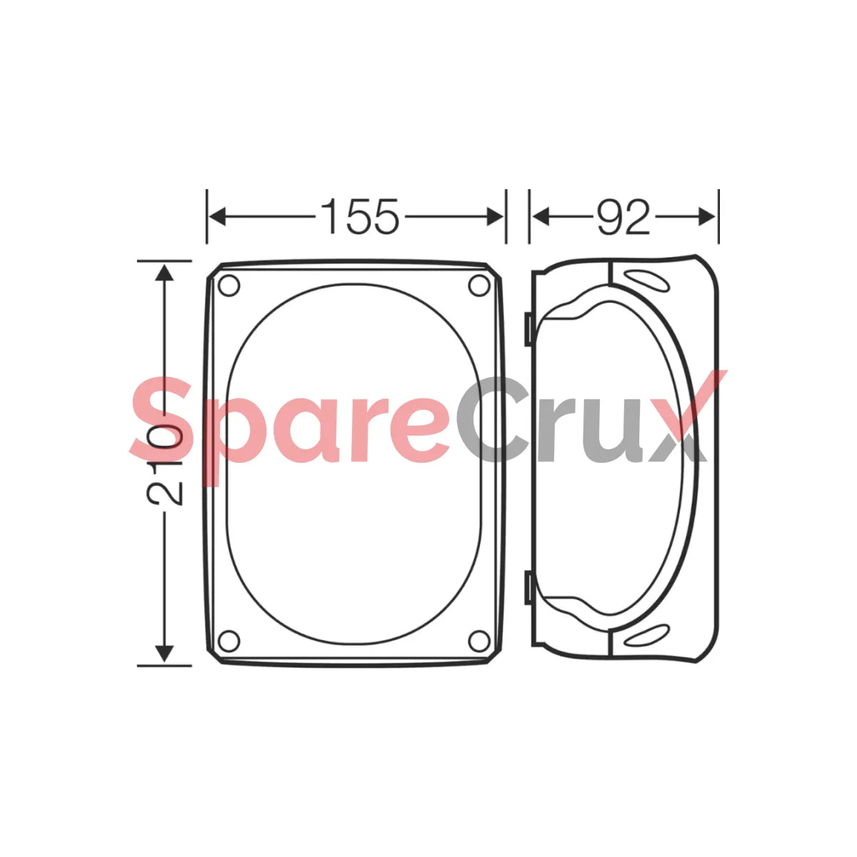 Kf 1600 H | Hensel Cable Junction Box Ip 66/67/69