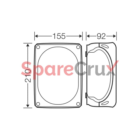 Kf 1616 B | Hensel Cable Junction Box Ip 66/67/69