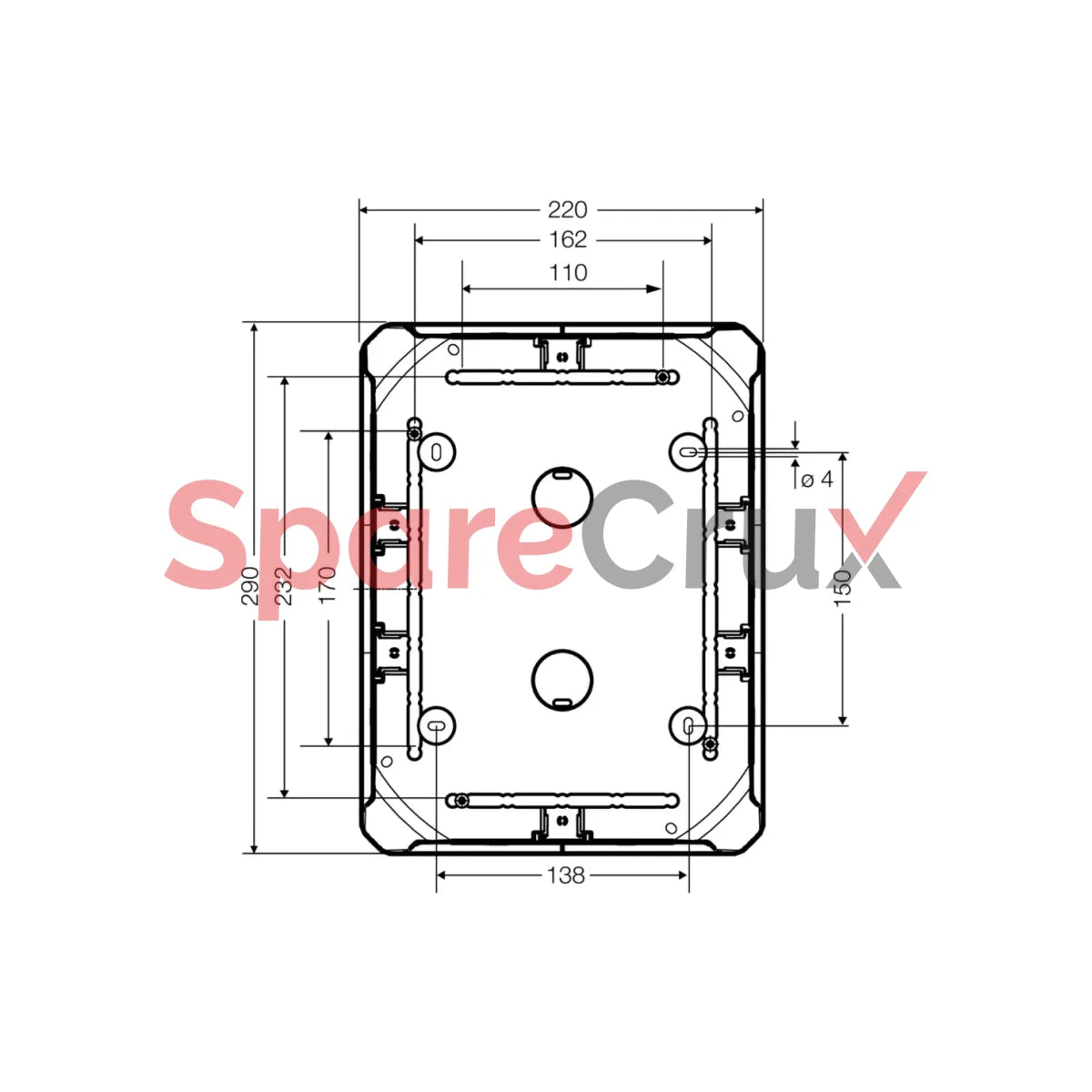 Kf 3500 C | Hensel Cable Junction Box Ip 66/67/39