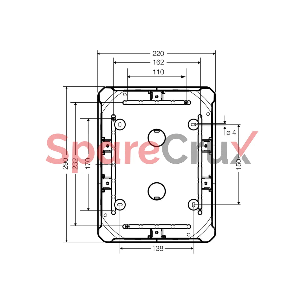 Kf 3500 G | Hensel Cable Junction Box Ip 66/67/69