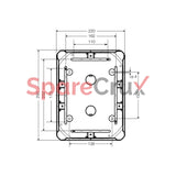 Kf 3500 G | Hensel Cable Junction Box Ip 66/67/69