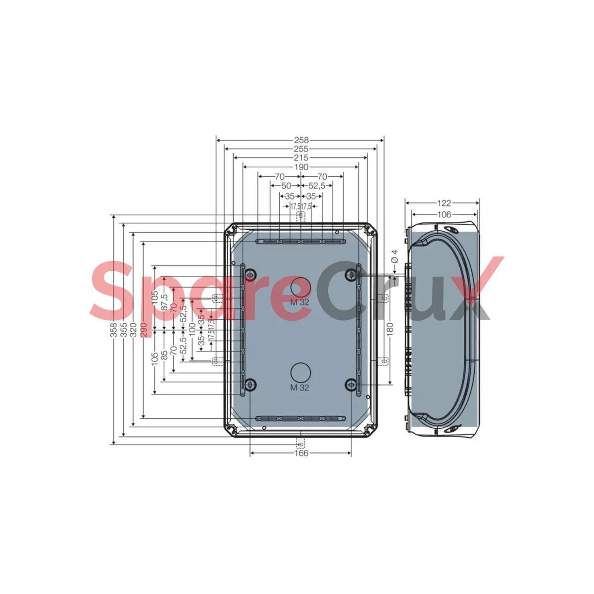 Kf 5000 C | Hensel Cable Junction Box Ip 66/67/39