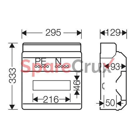 Kv Pc 9112 | Hensel Distribution Box Ip 65
