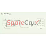 Msc2P48 | Salzer Glass Relay 8 Pin 48V Dc Type Msc With Led
