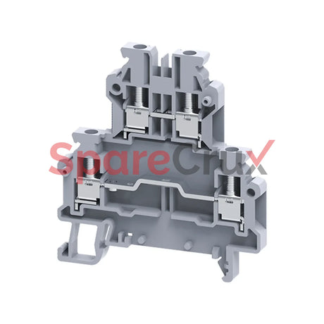 Odl2.5A | Connectwell 2.5 Sq.mm 2 Level Offset Stackable Type Terminal Block In Grey