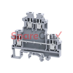 Odl4U | Connectwell 4 Sq.mm Offset Double Level Terminal Block In Grey