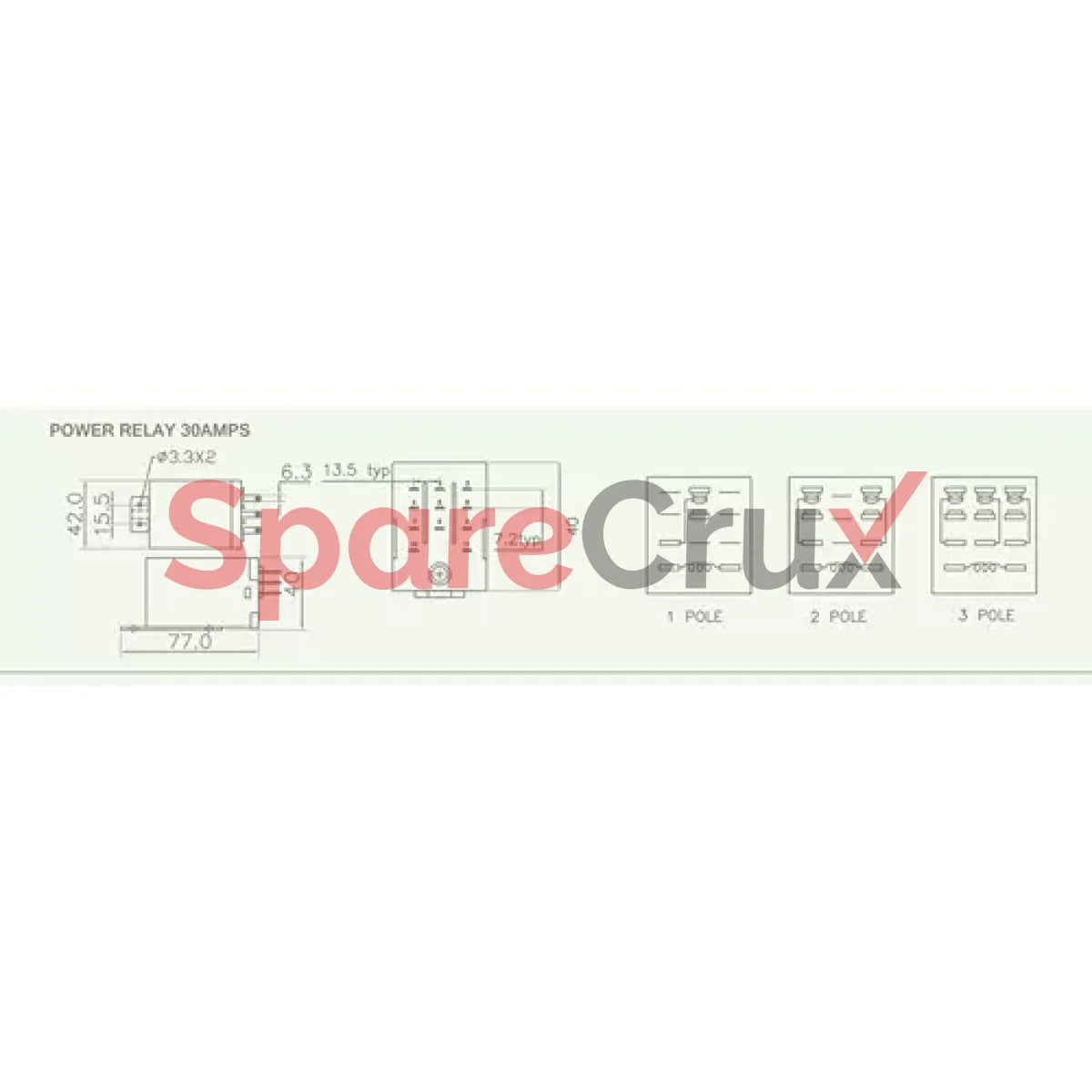 Prc302P12 | Salzer Power Relay 8 Pin 12V Dc Type Prc