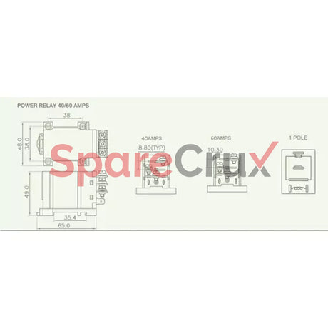 Prc601P24 | Salzer Power Relay 4 Pin 24V Dc Type Prc