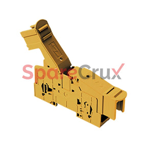 Ptb35/50Shy | Connectwell 50 Sq.mm Stud Type Power Terminal Block In Yellow Colour With Hinged