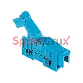 Ptb70/95Shbu | Connectwell 95 Sq.mm Bolt Type Power Terminal Block In Blue Colour With Shroud