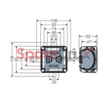 Rx 0207 T | Hensel Cable Junction Boxes Ip 66