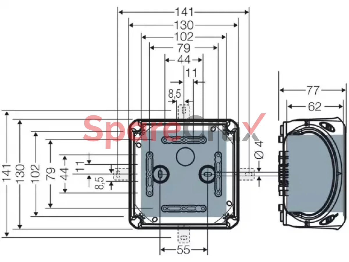 Rx 0614 T | Hensel Cable Junction Boxes Ip 66