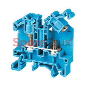 Sth3Bu | Connectwell 6 Sq.mm M3 Captive Nut Type Terminal Block In Blue