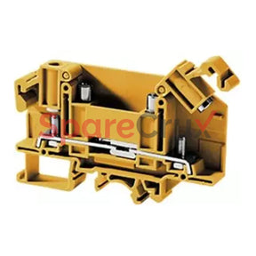 Sth4Dty | Connectwell 6 Sq.mm Hinge Type Disconnect And Test Terminal Block In Yellow Colour